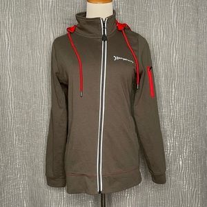 Orangetheory zip front hooded jacket